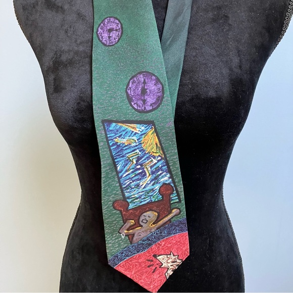 VTG Beatles Silk Necktie “ Good Morning “ Collectible Gift Music Fan Beatlemania - Picture 11 of 12